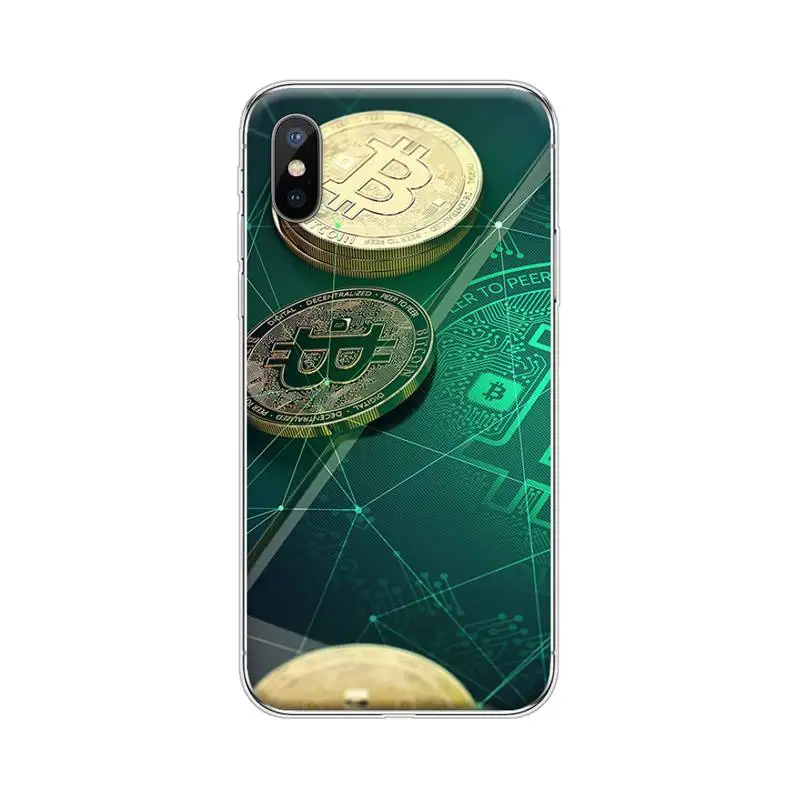 

BITCOIN coins Phone Case For Samsung galaxy S A note 6 7 8 9 10 20 31 40 50 51 71 edge plus 5G