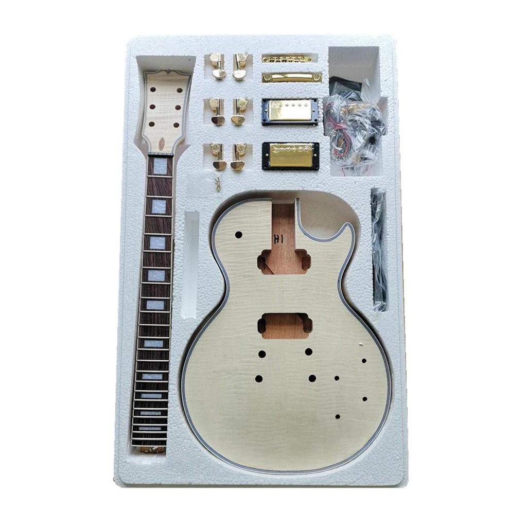 diy elektrische gitarre unfinished kits für mahagoni holz stil gitarre okoume körper gitarre kit musical instrument anfänger free globa