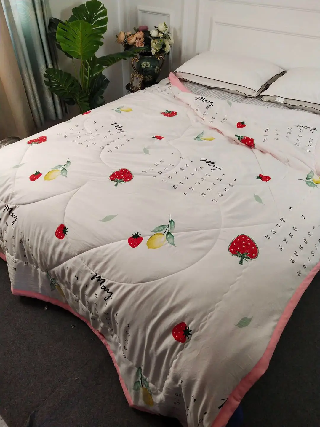 Постельное белье с цветочным принтом лоскутное одеяло ручной работы стеганое