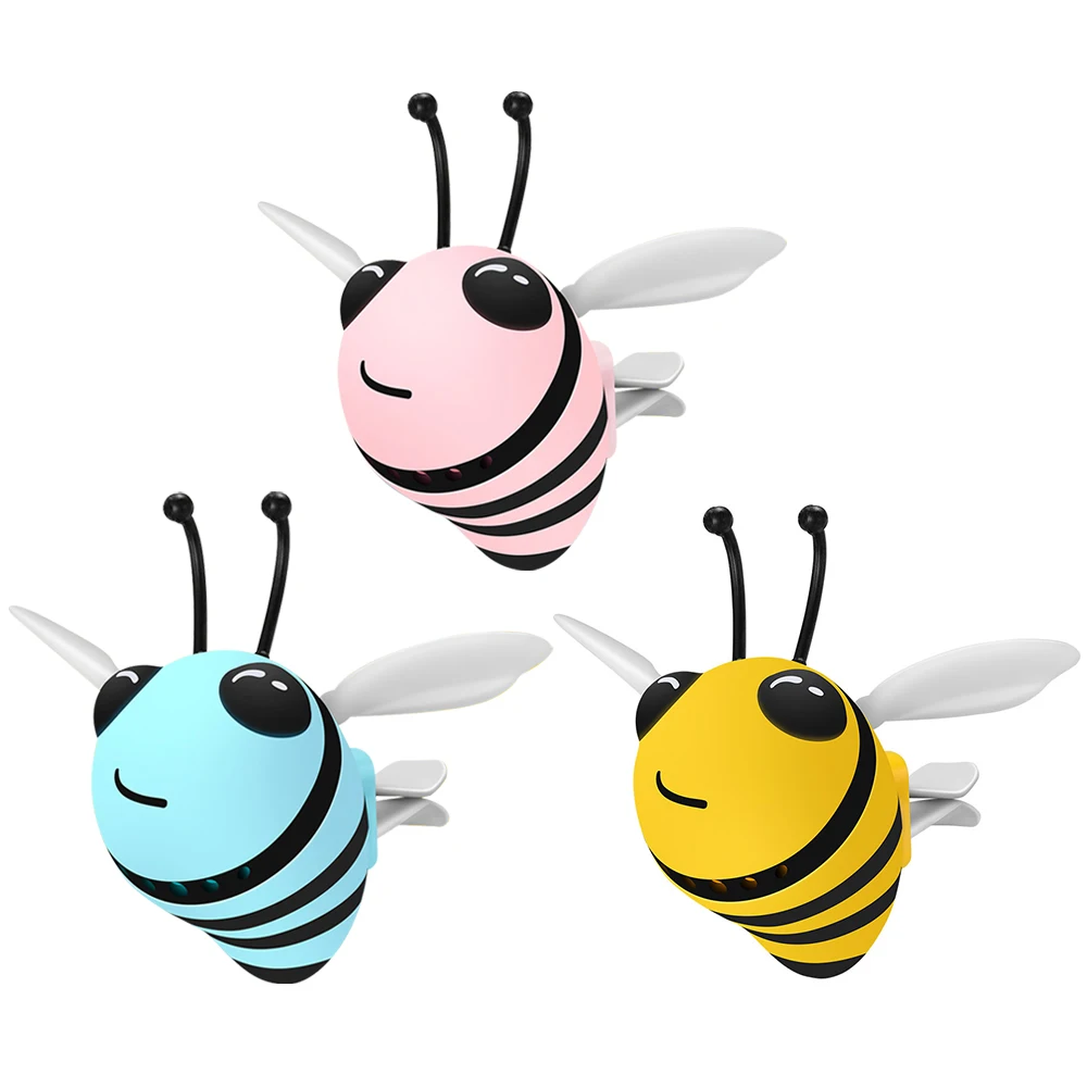 

Car Freshener Bee Vents Outlet Clip Perfume Smell Diffuser Auto Interior Scent Fragrance Purifier Car Accessories