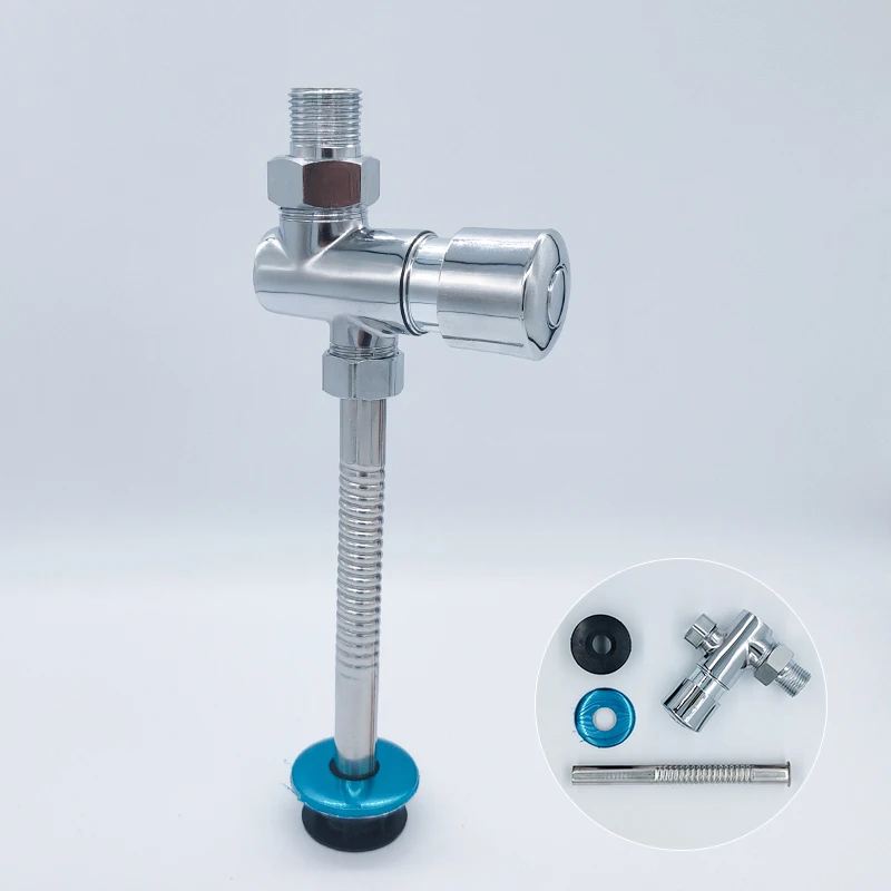 Клапан ручной клапан для ванной туалет писсуар слив самоблокирующийся заподлицо