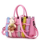 Сумка-кроссбоди женская, фиолетовая, темно-серая, синяя, Черная