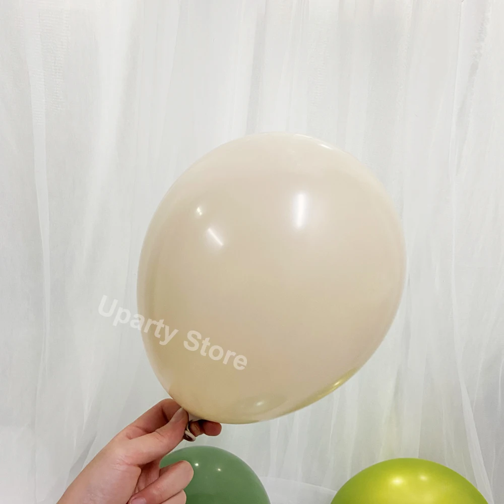 100Pcs White Sand Latex Balloons 5/10/12/18inch Retro Birthday Wedding Party Baby Shower Kids Air Globos | Дом и сад