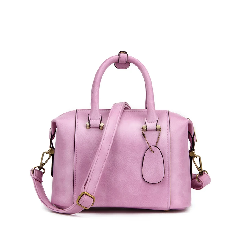 Realer Boston сумка из искусственной кожи женская через плечо Черная Женская