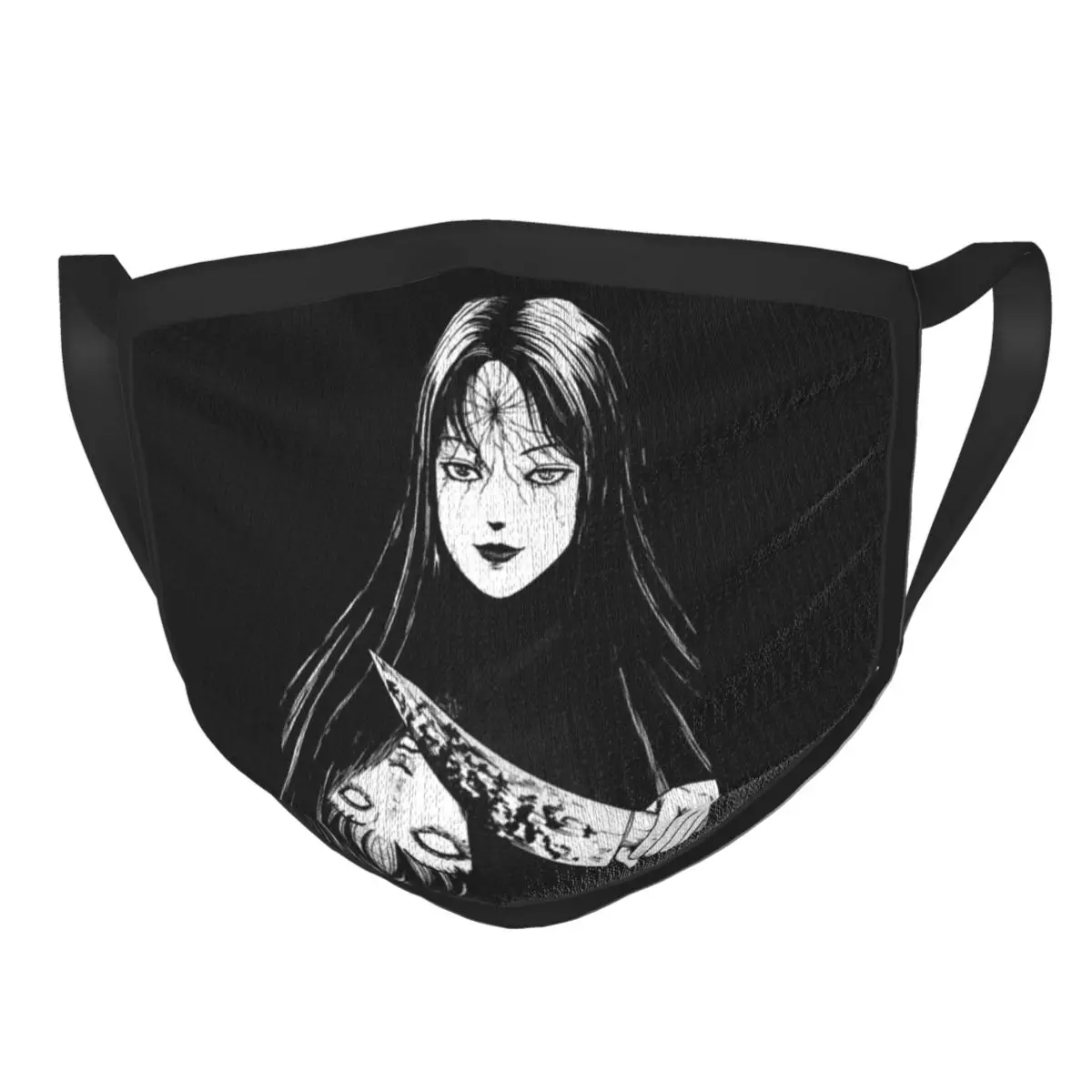 

Tomie Junji Ito Anime Non-Disposable Face Mask Horror Japanese Manga Anti Haze Mask Protection Cover Respirator Mouth Muffle