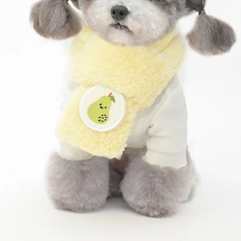 

Шейный шарф для собак, кошек, теплый плюшевый ошейник для собак, теплые мягкие Аксессуары для собак