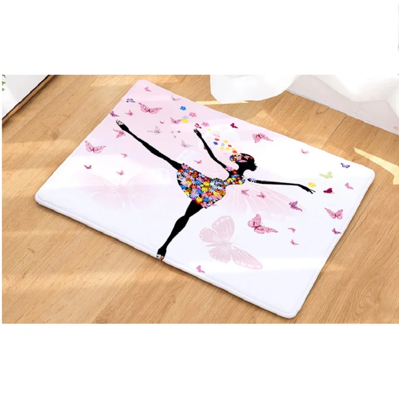 

CAMMITEVER Beautiful Girl Rugs Living Room Doormat Carpets Door Floor Mat For Bedroom Mat Kids Room Drop Shipping