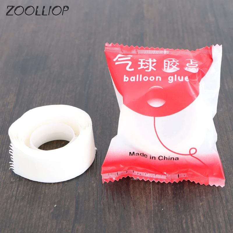 Бесплатная доставка 100 баллонов приклеивания клея в горошек прикрепить шары к