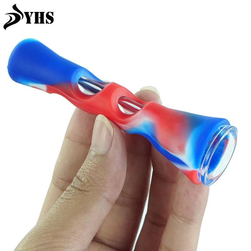 Прочный Портативный Стекло дымовой трубы 83 мм табака аксессуары для трубок