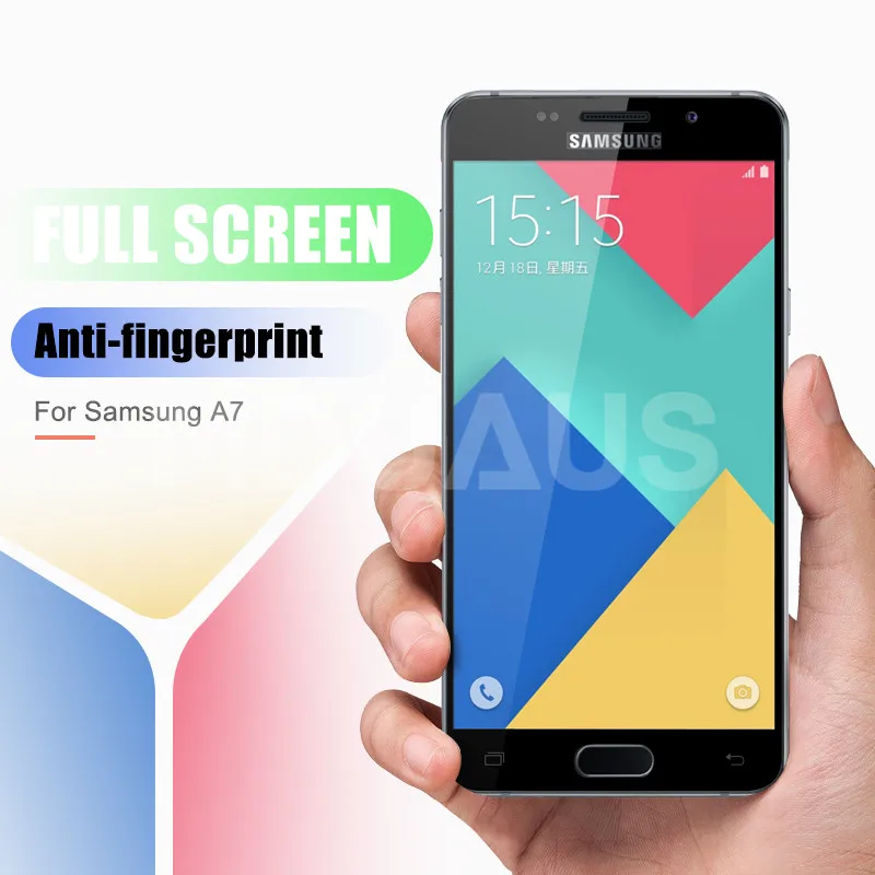 9D Protective Glass on For Samsung Galaxy A3 A5 A7 J3 J5 J7 2016 2017 J2 J4 J7 Core J5 Prime S7 Screen Protector Tempered Glass