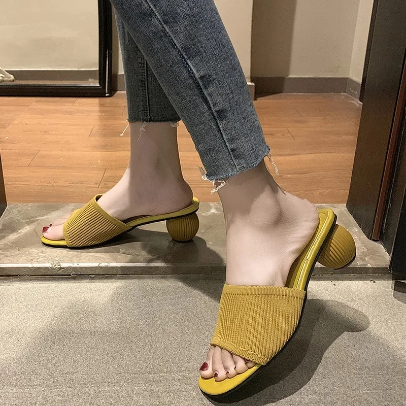 Новые летние повседневные сандалии с открытым носком для женщин корейские