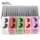 SHIDISHANGPIN пушистые искусственные норковые ресницы 10100200 шт. Оптовая торговля, ресницы оптом, Мягкие Накладные ресницы, посылка, натуральные ресницы