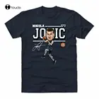 Nikola Jokic рубашка Денвер баскетбольный темно-синий смешной винтажный подарок для мужчин