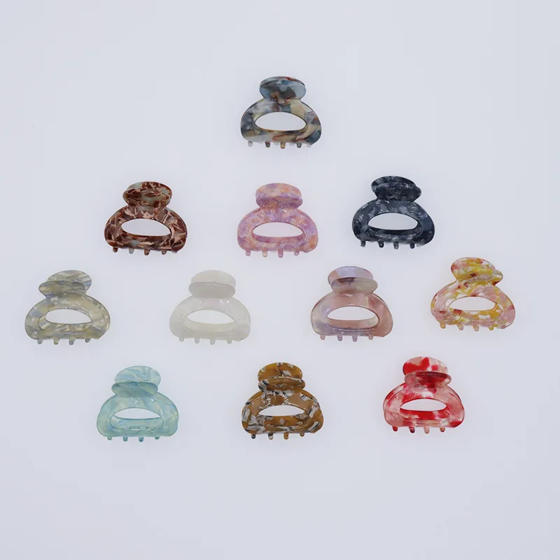 

Sweet Mini Acetate Hair Clip for Women Girls Hair Claw Chic Barrettes Crab Hairpins Styling Claw Clips Fashion Hair Accessories