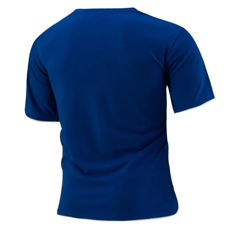 

ZNG 2020 T-shirt Summer 2colors Short-sleeve Cotton Shirt Oversize O-Neck men's clothes Solid Tees Casual Clothing
