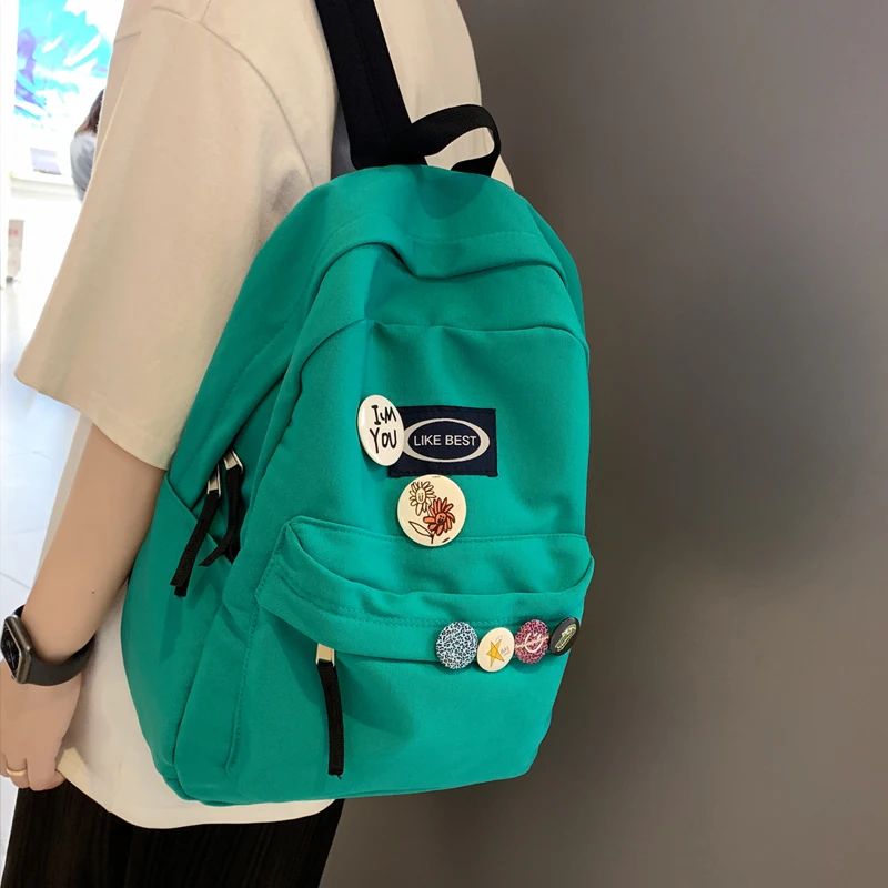 

Оригинальный рюкзак Uoct.all, модный тренд для пары, простой и универсальный рюкзак для студентов колледжа, корейский рюкзак Harajuku