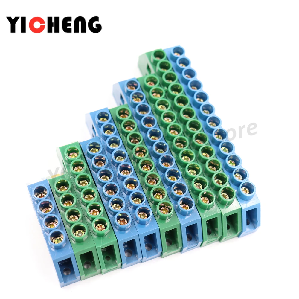 1 шт. медная направляющая Клеммная колодка нейтральный ряд мостовая соединитель