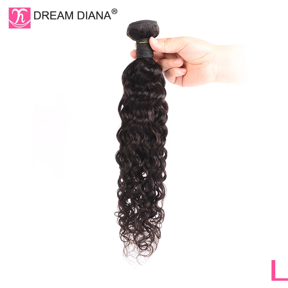 DreamDiana бразильская холодная завивка 4 пучка 8 &quot 30&quot L Remy пучки волнистых волос