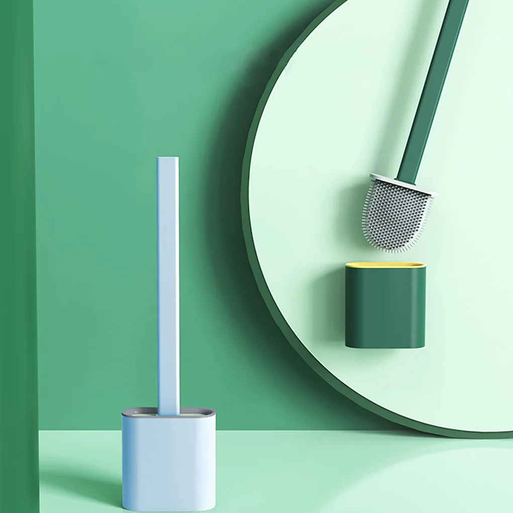 joybos toilet brush with base bathroom cleaning tool wc accessories flexible soft silicone head bristles brush holder set jx81 free global shipping
