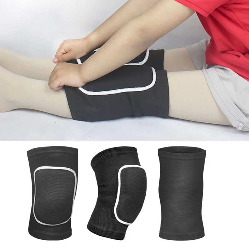 

New 2 Pcs Knee Pads Compression Leg Sleeve Knee Sleeve for All Sports Wrestling Protector Gear Knee Paded For Youth & Adult