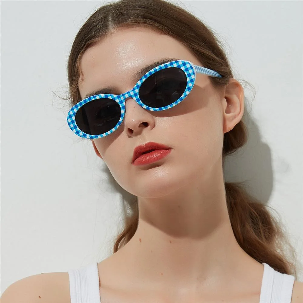 Новинка 2020 г. брендовые цветные солнцезащитные очки кошачий глаз женские