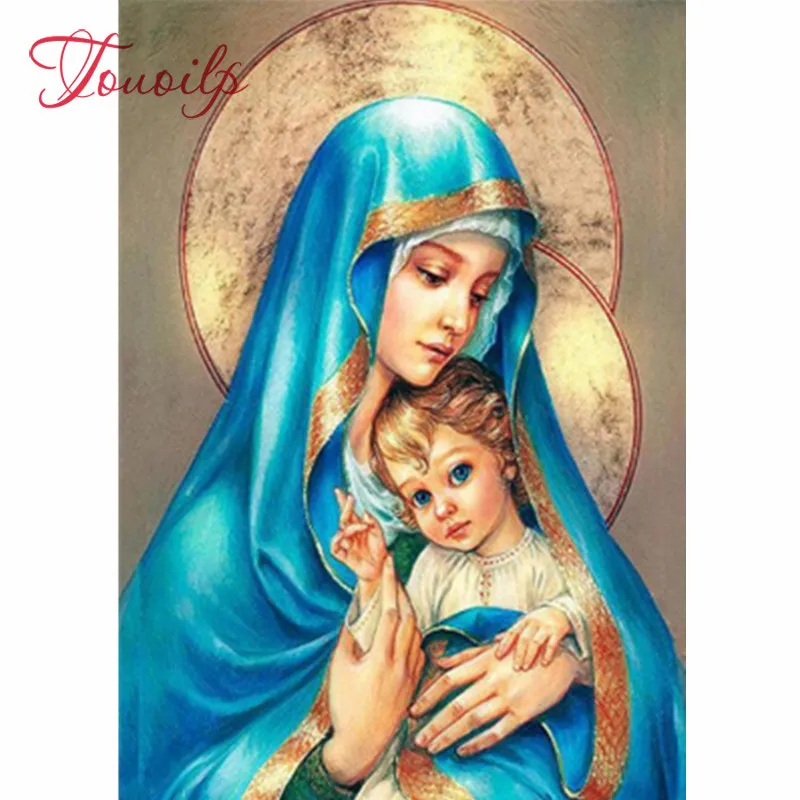 5D алмазная живопись Mother Son наборы для вышивки своими руками набор рукоделия