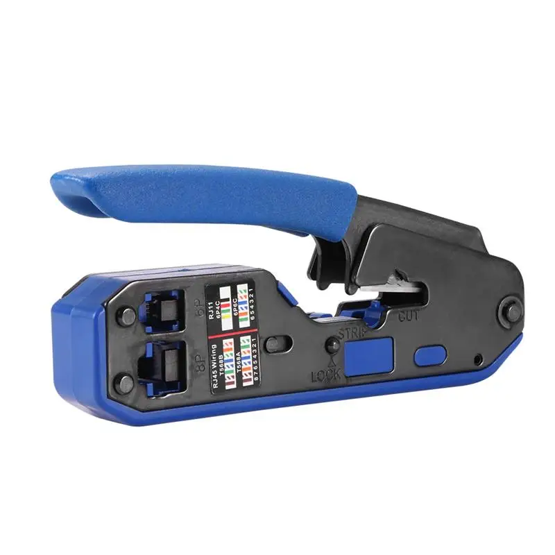 Сетевые обжимные плоскогубцы устройство для зачистки проводов Rj45 Cat6 Cat5e Cat5 Rj11 Rj12