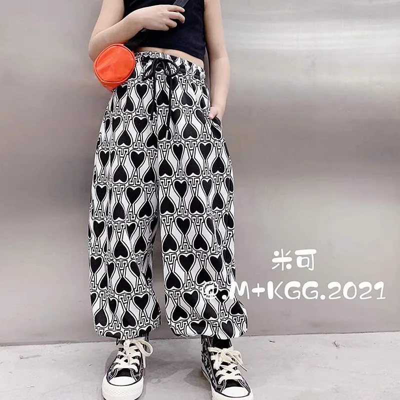 

Children's clothing 2021 summer new children's pants, children's casual pants, boys and girls love pants