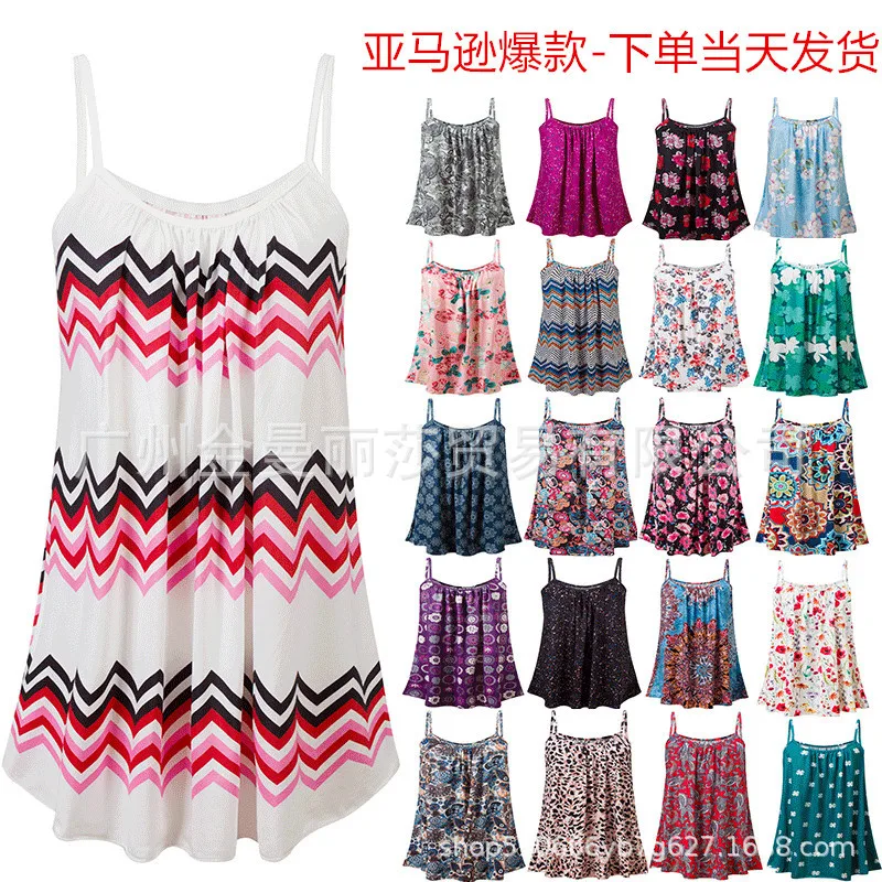 

Женское платье, летнее, 2021, сексуальное, с принтом, свободное, Boho, пляжные платья, накидка, сарафан, халат, на тонких бретелях, камзол, а-силуэт,...