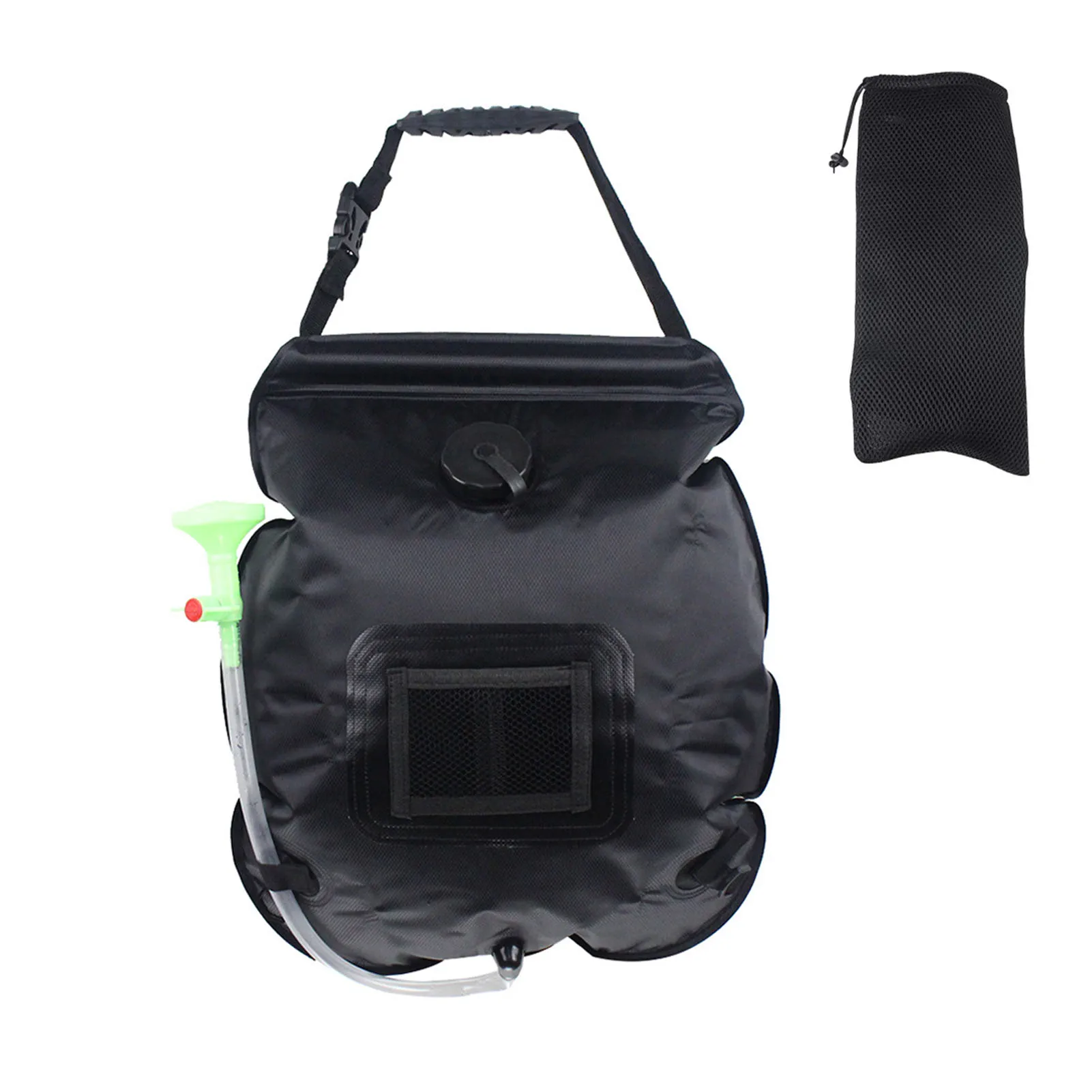 

Beach Outdoor Camping PVC Large Capacity Traveling Heated Shower Bag Solar Energy Mountaineering Portable Foldable Hiking