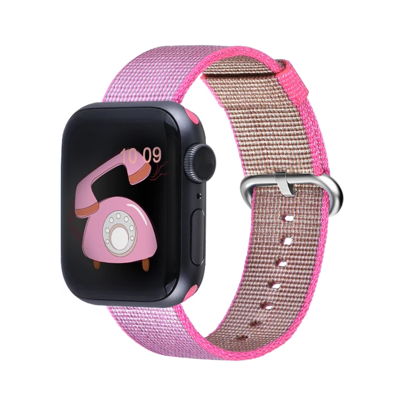 Тканый нейлоновый сменный ремешок для Apple Watch series 4/5 40 мм 44 мм тканевый браслет для Iwatch series 3 2 1 38 мм 42 мм