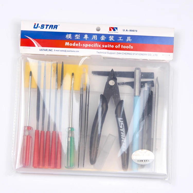 Обновленная версия 14 в 1 набор модельных инструментов для сборки стиле милитари