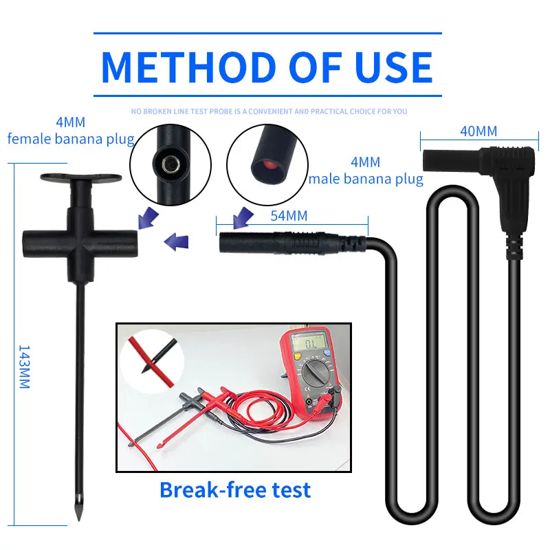 

JZDZ JT80012 Professional car diagnostic test broken wire probe test Kit