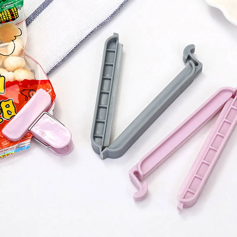 

12Pcs/Set Bag Clips Portable New Kitchen Storage Vacuum Sealer Bag Sealer Snack Fresh Food Storage Mini Clamp Food Clip