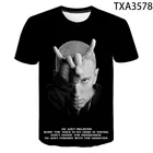 Новинка 2021, летние футболки с 3D принтом для мужчин, женщин и детей, крутая Повседневная Уличная одежда Eminem, модные топы с коротким рукавом для мальчиков и девочек