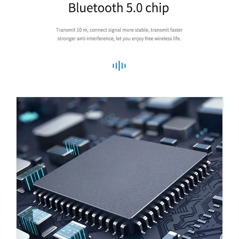 Оригинальные E8 Bluetooth наушники с сенсорным управлением отпечатков пальцев