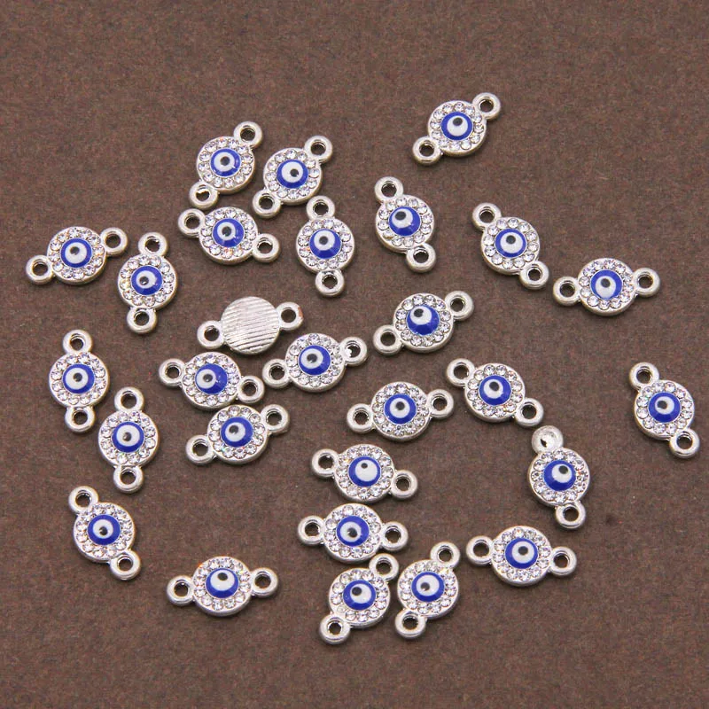 6 шт. подвески для браслета Счастливый глаз|Шармы| |