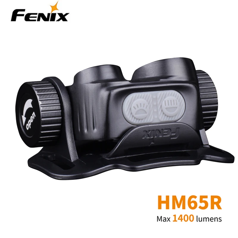 Новинка 2019 двойные источники света Fenix HM65R 1400 лм тройной магниевый налобный