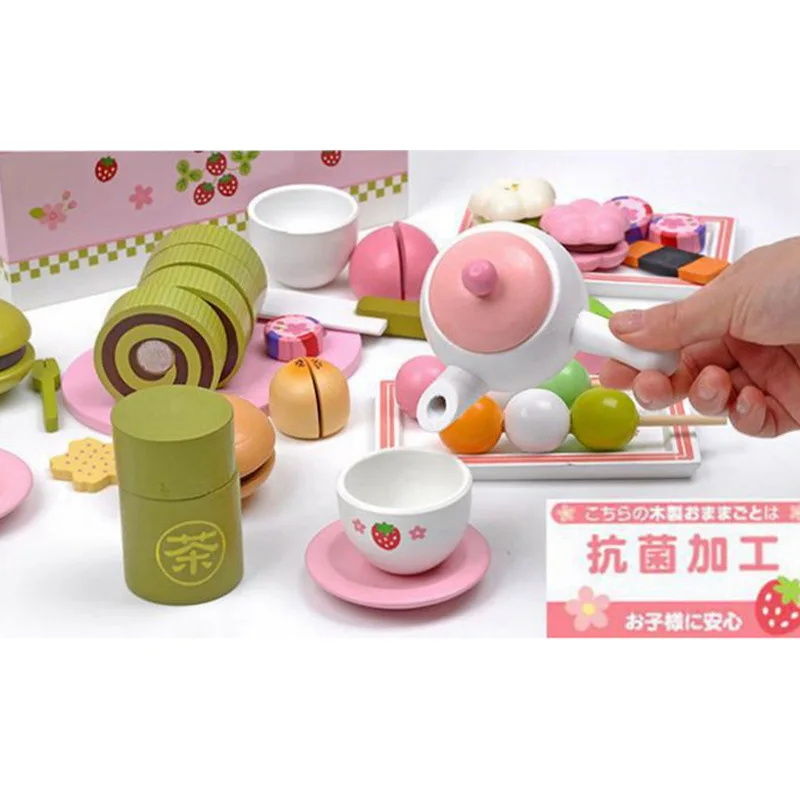 Новые детские игрушки клубника имитация послеобеденный чай набор детская еда