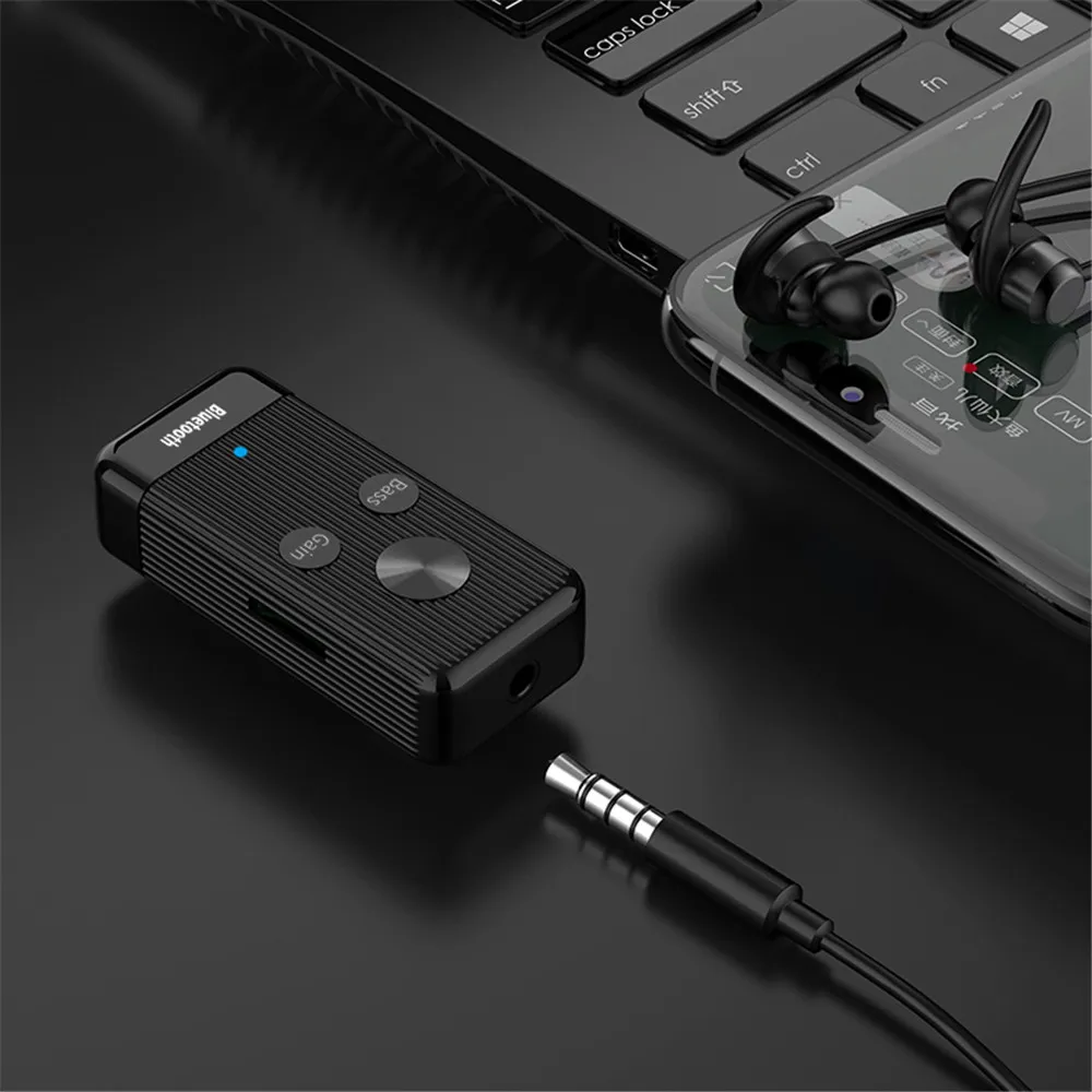 

Bluetooth 5,0 передатчик приемник 2 в 1 Разъем беспроводной адаптер 3,5 мм аудио AUX адаптер для автомобиля аудио Музыка Aux гарнитура
