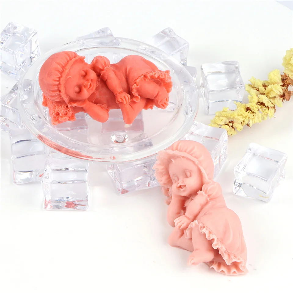 Ночная Кепка Спящий ребенок тихая силиконовая форма для тела антипригарная