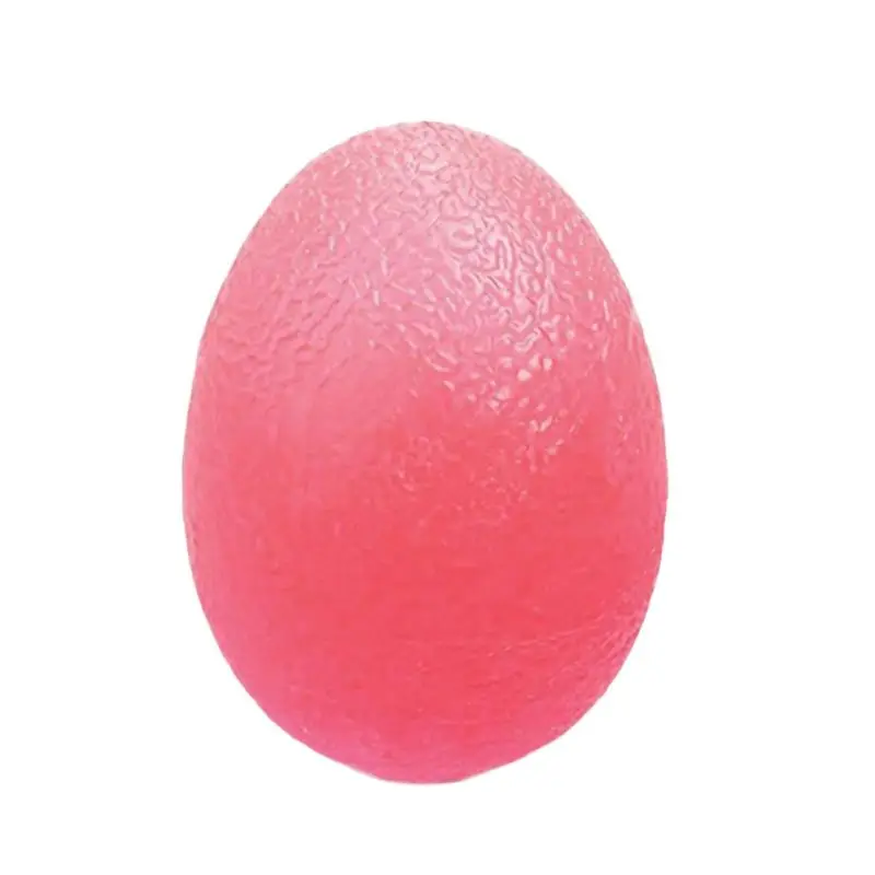 Egg-Shaped Silicone Grip Ball Hand Fitness Finger Strengthener 3 Squeeze Resistances Soft For Training new | Спорт и развлечения