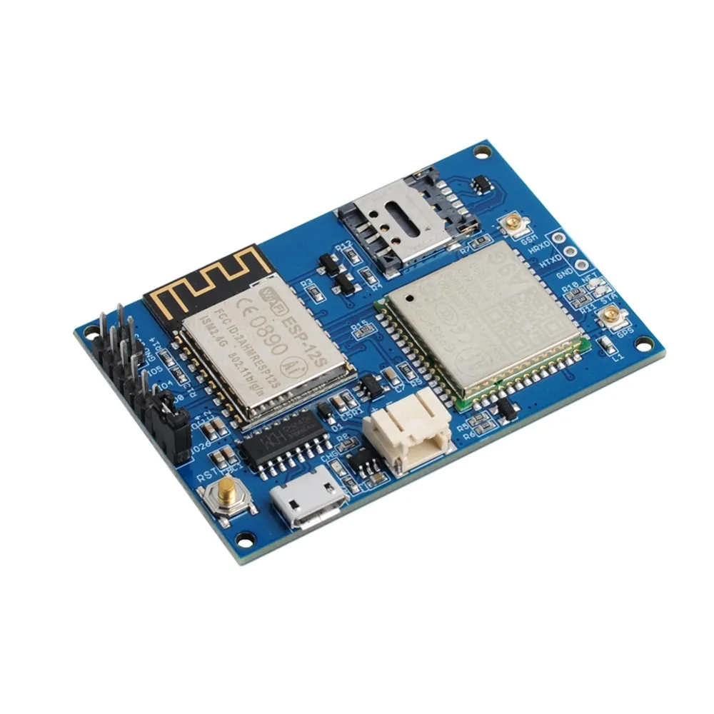 Wifi модуль ESP8266 ESP-12S A9G GSM GPRS+ gps IOT узел с активной GSP GSM антенна WiFi+ сотовый+ gps отслеживание