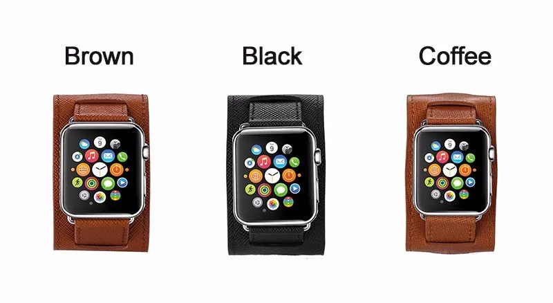 FOHUAS высокое качество крест зерна Подлинная ссылка браслет петля для Apple Watch ремешок кожаный ремешок манжеты 38 мм 42 мм
