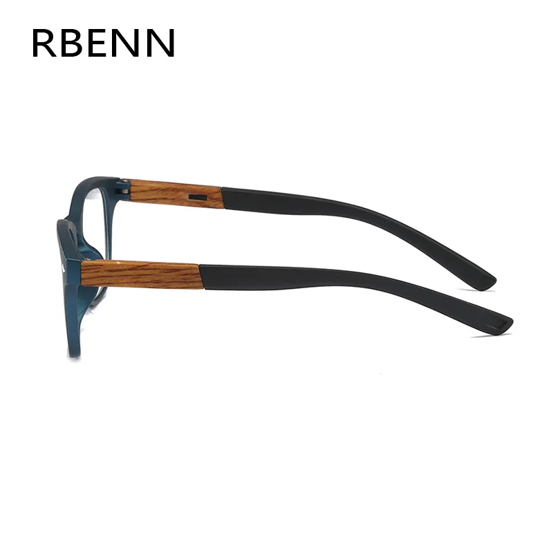 Очки для чтения RBENN зернистые под дерево мужчин и женщин модные при пресбиопии с