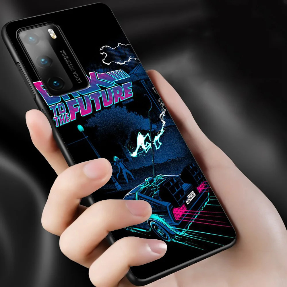 Чехол Lavaza Назад в будущее DeLorean Time Machine для Huawei P8 P9 P10 P20 Y6 Y7 Y9 Lite Pro P Smart Nova 2i 3i