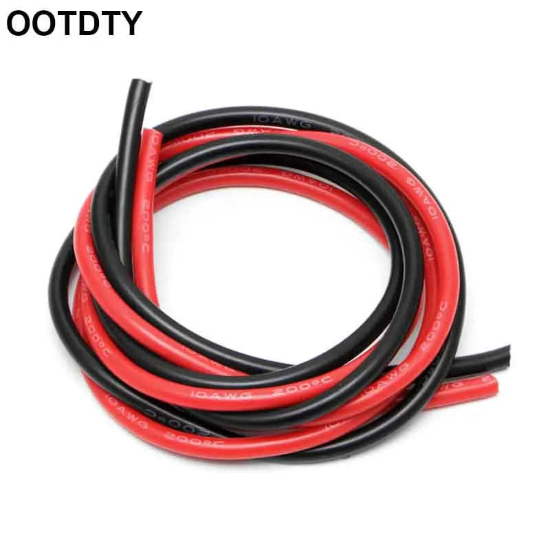 1 компл. Супер гибкие силиконовые Кабели 2 5 метров высокотемпературные 16 AWG медные