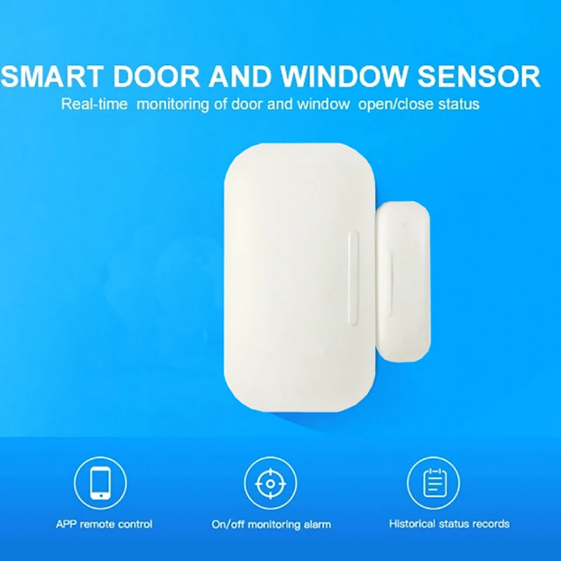 Беспроводной датчик MOOL Smart ZigBee для окон и дверей поддержка приложения Tuya Life Amazon Echo