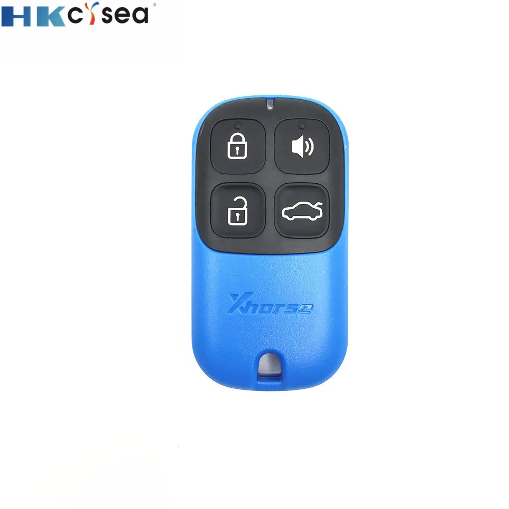 HKCYSEA 1 шт. новая модель синего цвета 4 кнопки Xhorse VVDI2 Автомобильный ключ