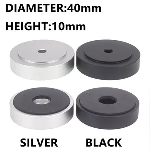 4 шт. Динамик изоляции средства ухода за кожей стоп колодки Hi-Fi аудио шпилька резиновые ножки амортизатор усилитель футов Алюминий динамик вертушка ноги 40*10